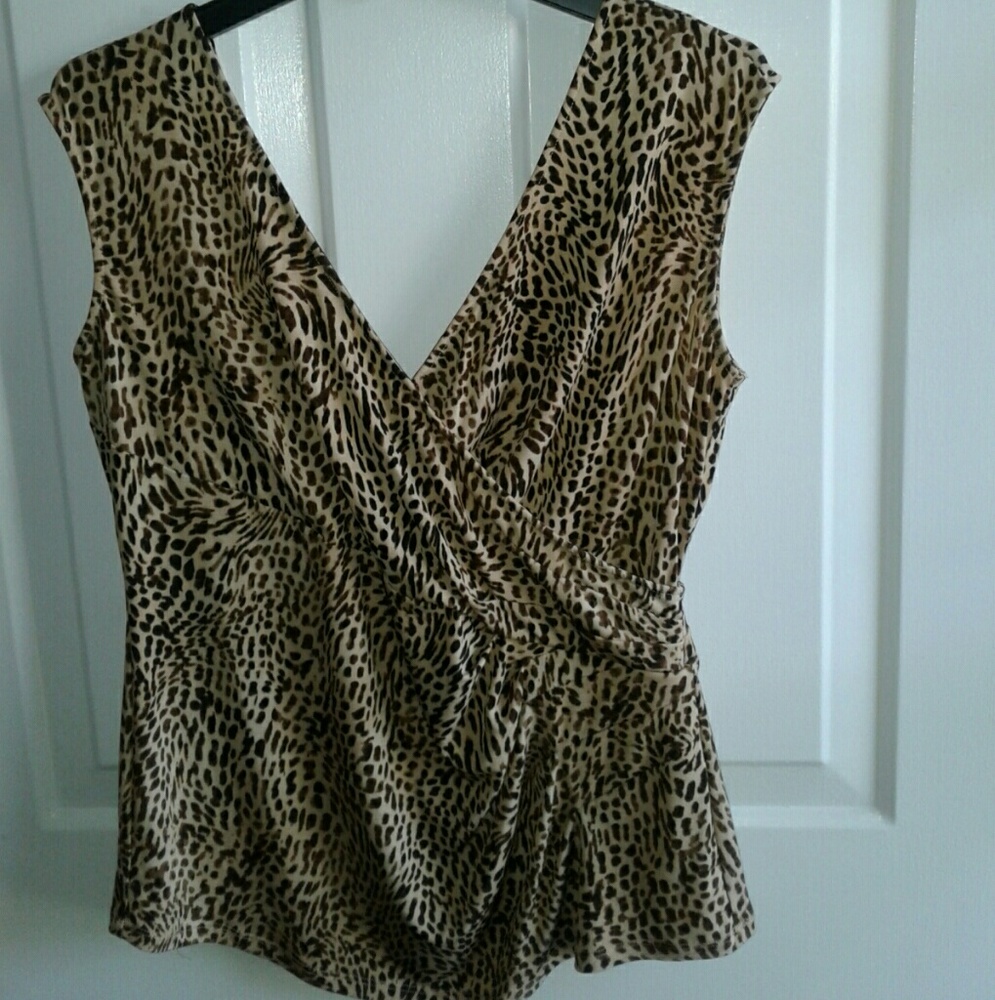 Chaus Animal print blouse