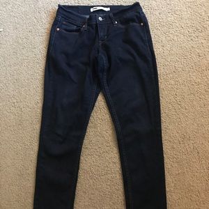 Levi deep blue skinny jeans
