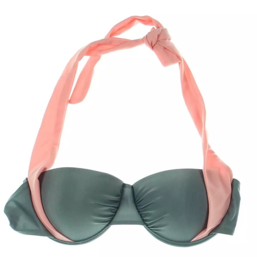 NEW WITH TAGS- designer swim bikini top - S