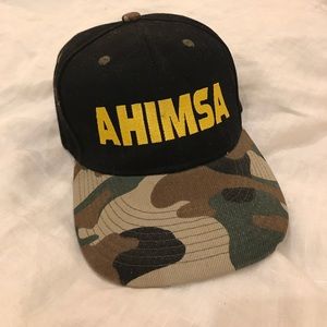 AHIMSA Camo Baseball Cap