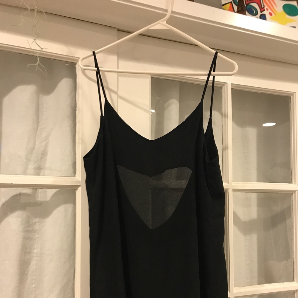 Brandy Melville low back black Slip Dress OS