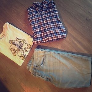 Clean fresh clothes by Gap.