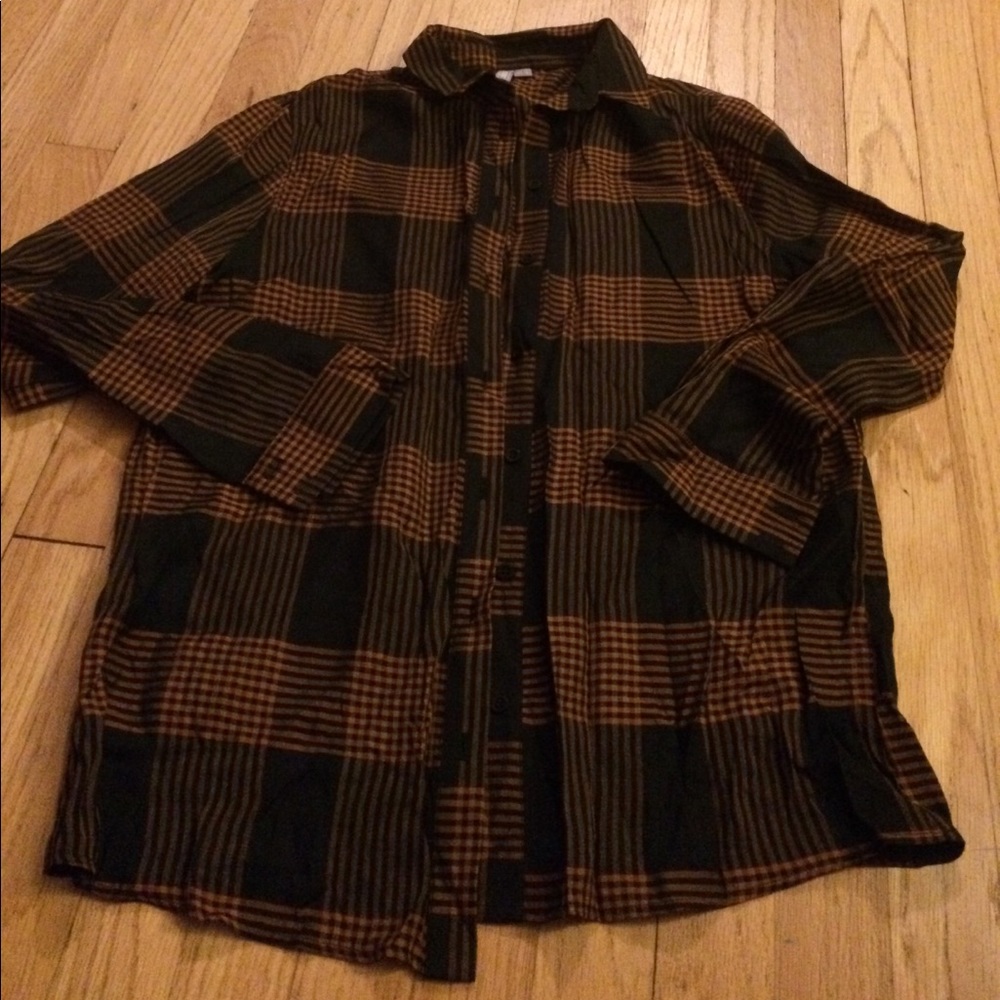 Asos plaid button up