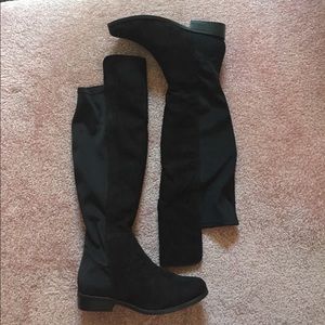 NEW black over the knee high boots
