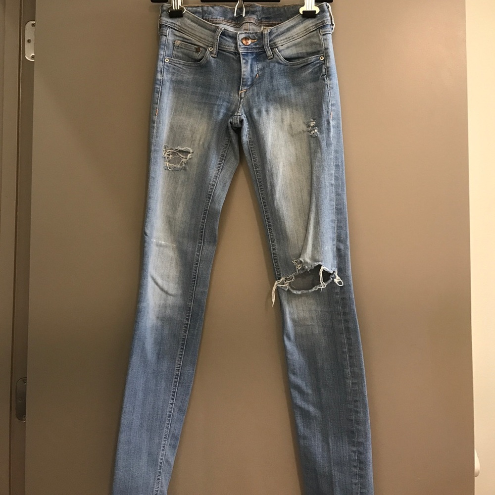 H&M Distressed Denim Jeans