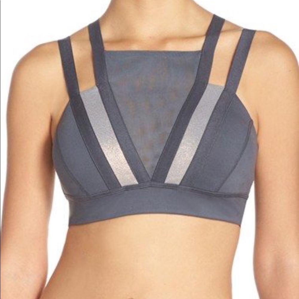 Zella high neck metallic sports bra