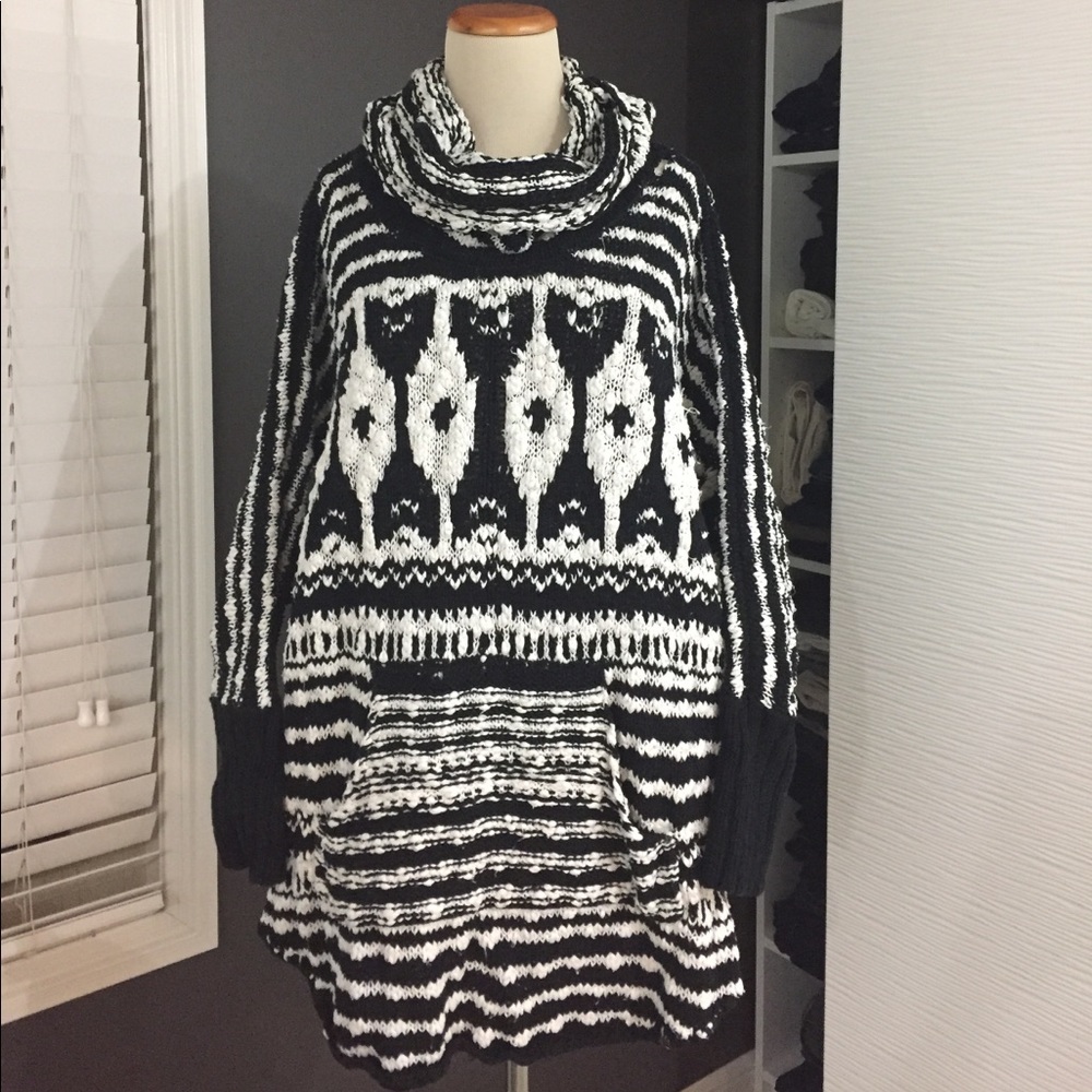 Free People sweater poncho