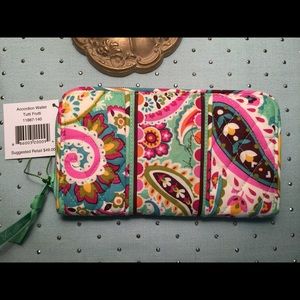 Vera Bradley Accordion Wallet in Tutti-frutti