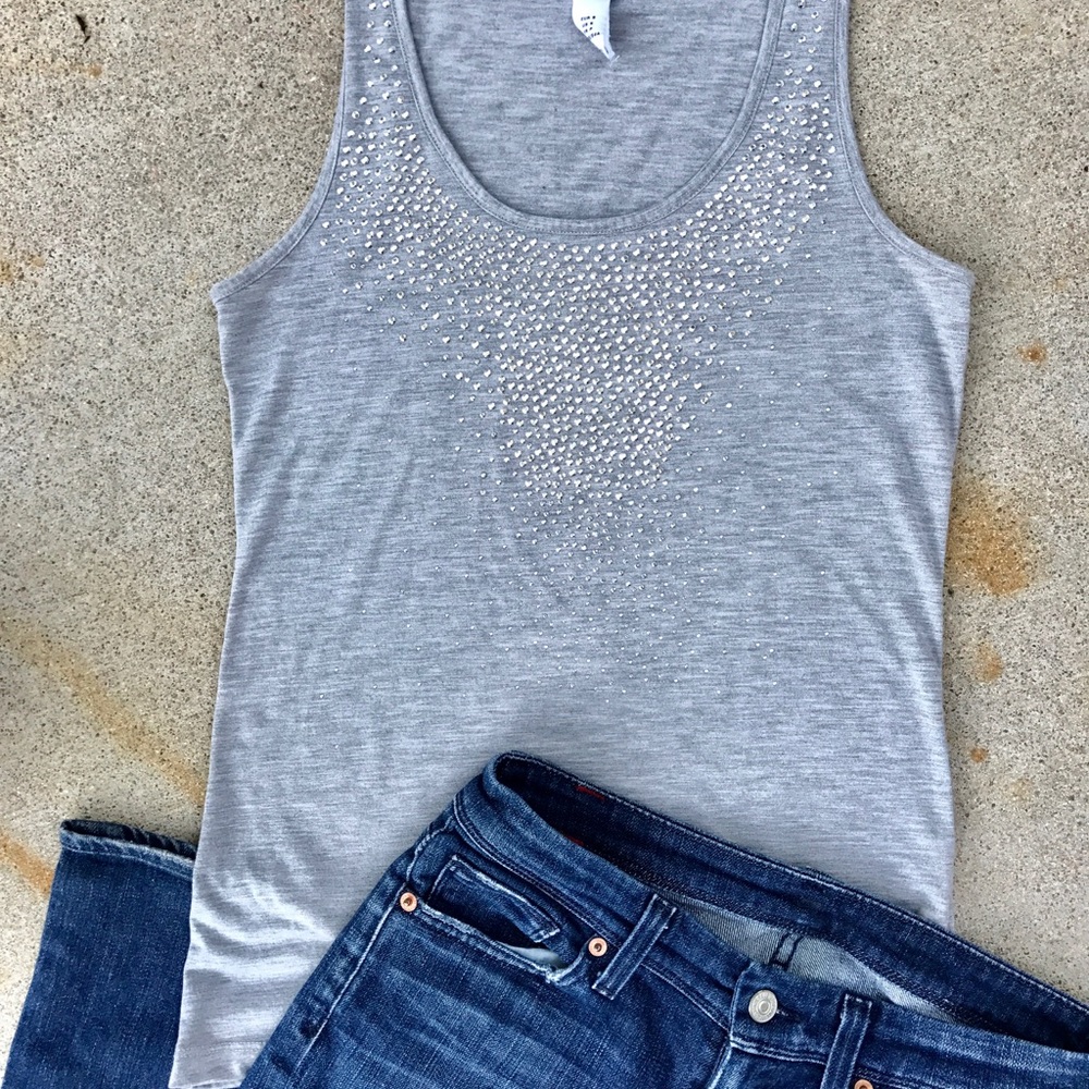 H&M Jeweled Tank Top