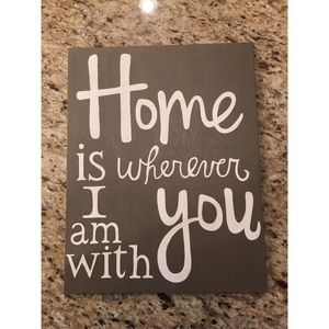 Hand-Painted Decorative Sign