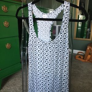 GapFit black/gray geometric racerback tank