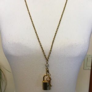 cabi Lock and Key Necklace