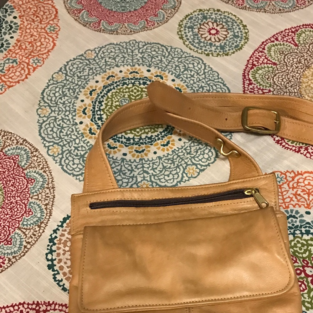 Tan Genuine Leather Handbag