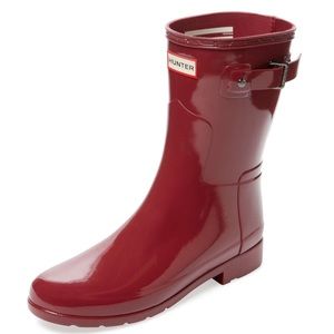 Hunter red Original Short Refined Gloss Rain Boot