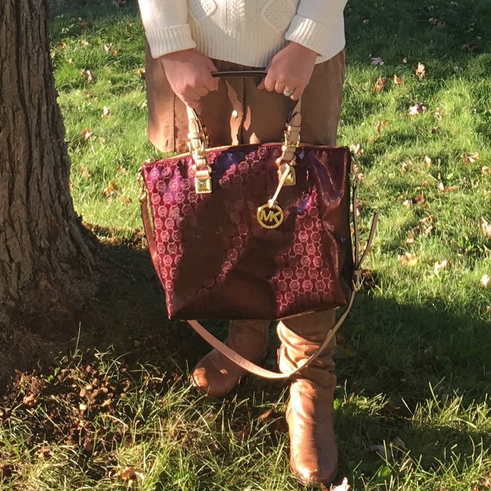 Bordeaux Michael Kors Purse