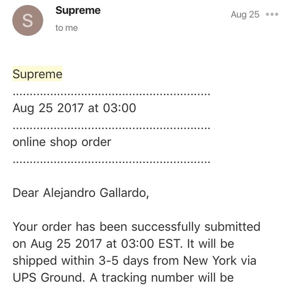 Supreme back pack