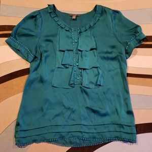 Apt.9 Silky Ruffle Shirt