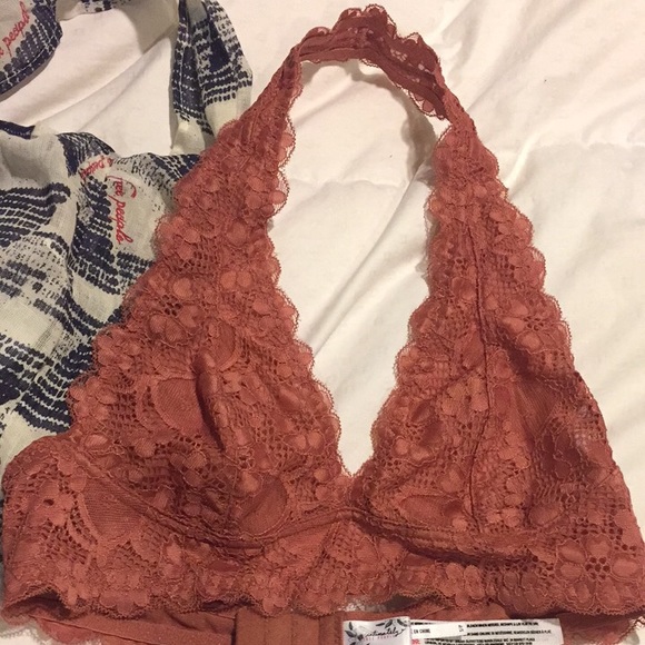 FREE PEOPLE bronze halter bralette - Picture 3 of 4