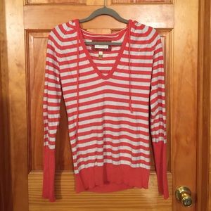 American Eagle Orange and Oatmeal Hoodie