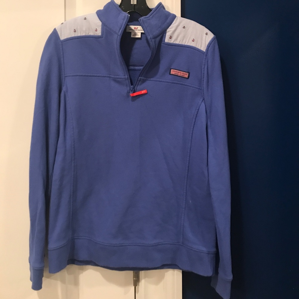 Womens 3/4 zip vindeyard vines shep shirt