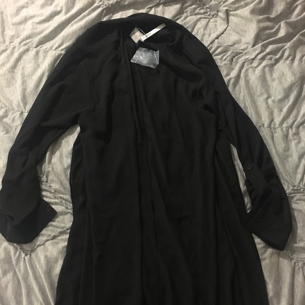 ASOS black sheer cardigan