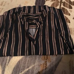 Banana republic button up short sleeve blouse