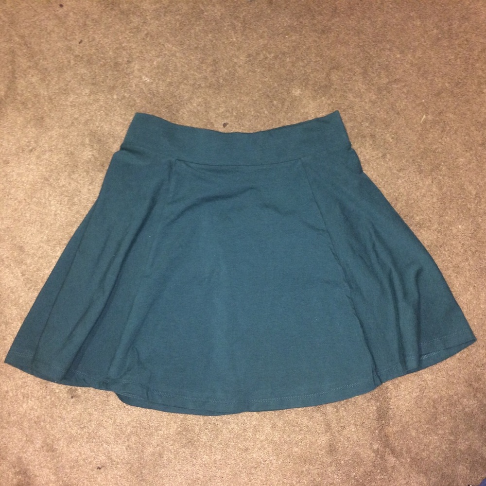 Teal Skater Skirt