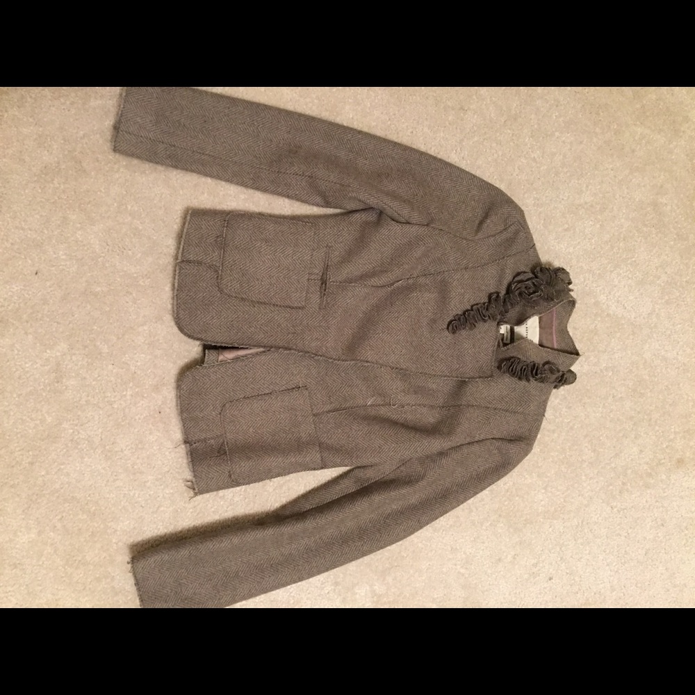 Banana Republic tweed blazer size 4