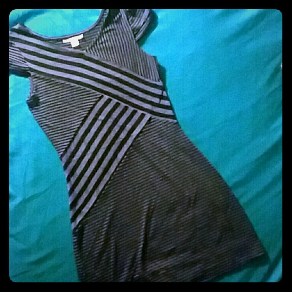 Cute Fitted Striped Dress