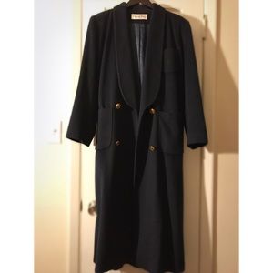 Vintage Christian Dior Cashmere Wool Women's Coat