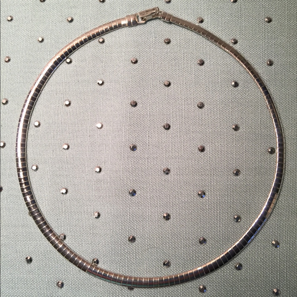 Silver Omega Necklace