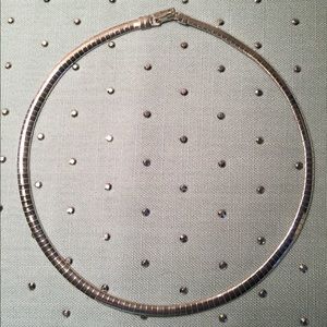 Silver Omega Necklace