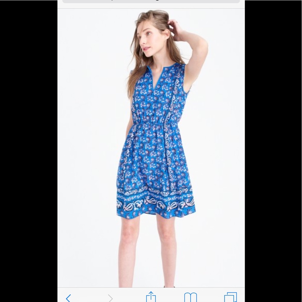 J Crew Vintage Scarf Dress
