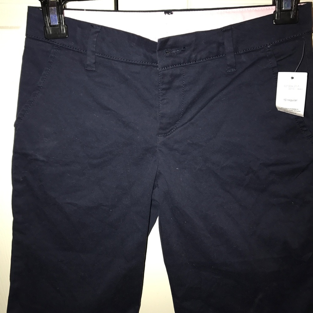 Uniform blue pleated shorts