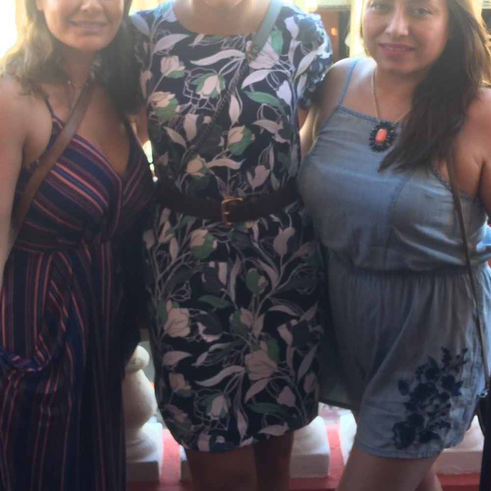 Floral banana republic dress