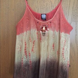 Free people flowy shimmery tank