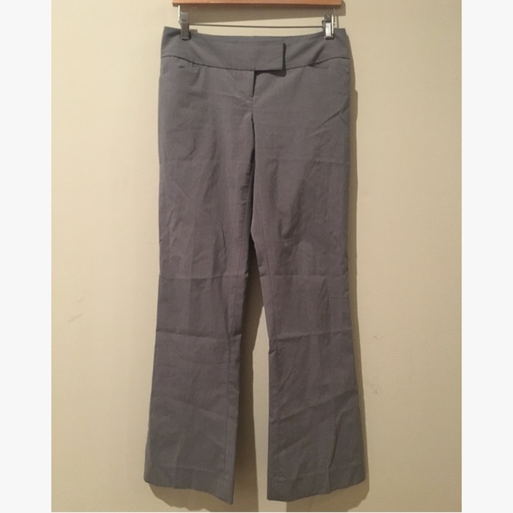 The Limited Drew Fit Gray Stripped Bootcut Pant