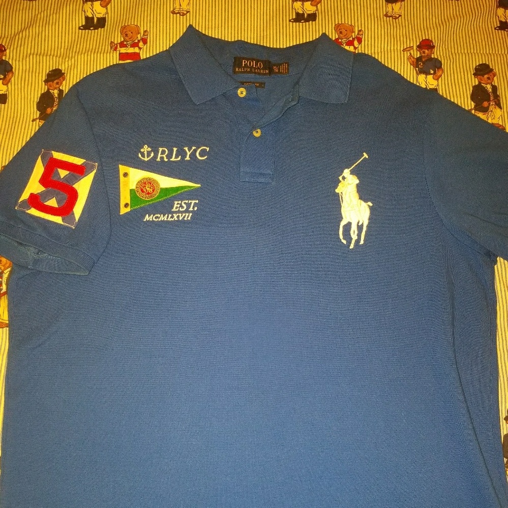 Polo Ralph Lauren big pony nautica shirt XL custom
