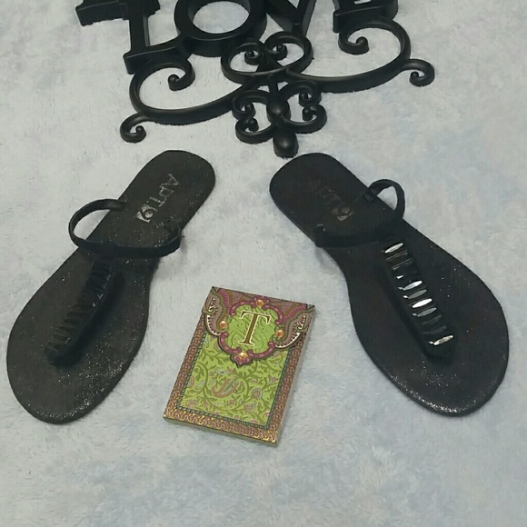 APT. 9 black sandals - Picture 2 of 5