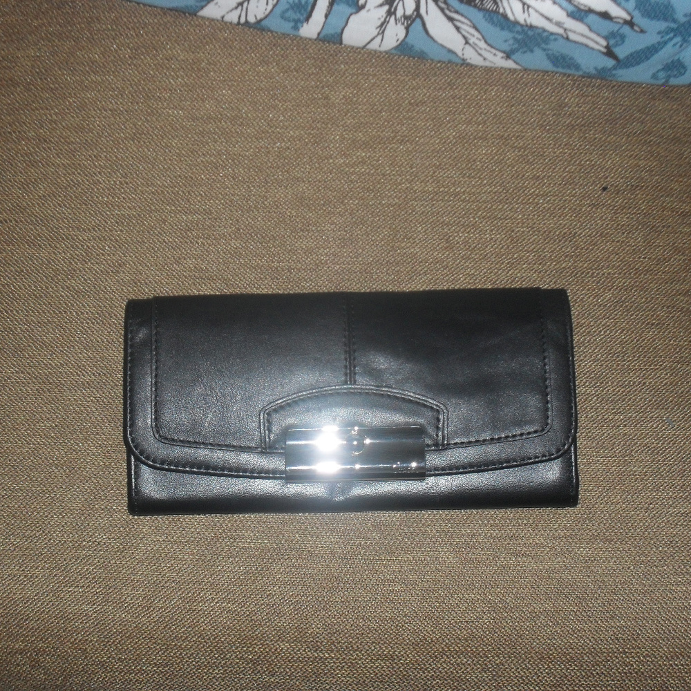 Black Leather Coach Wallet