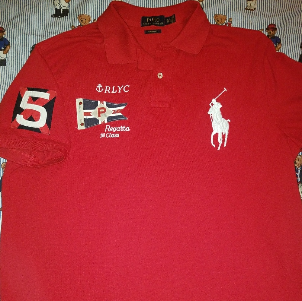 Polo Ralph Lauren big pony nautica shirt XL custom