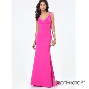 🆕 Mermaid Bustier Gown HOT pink 💕