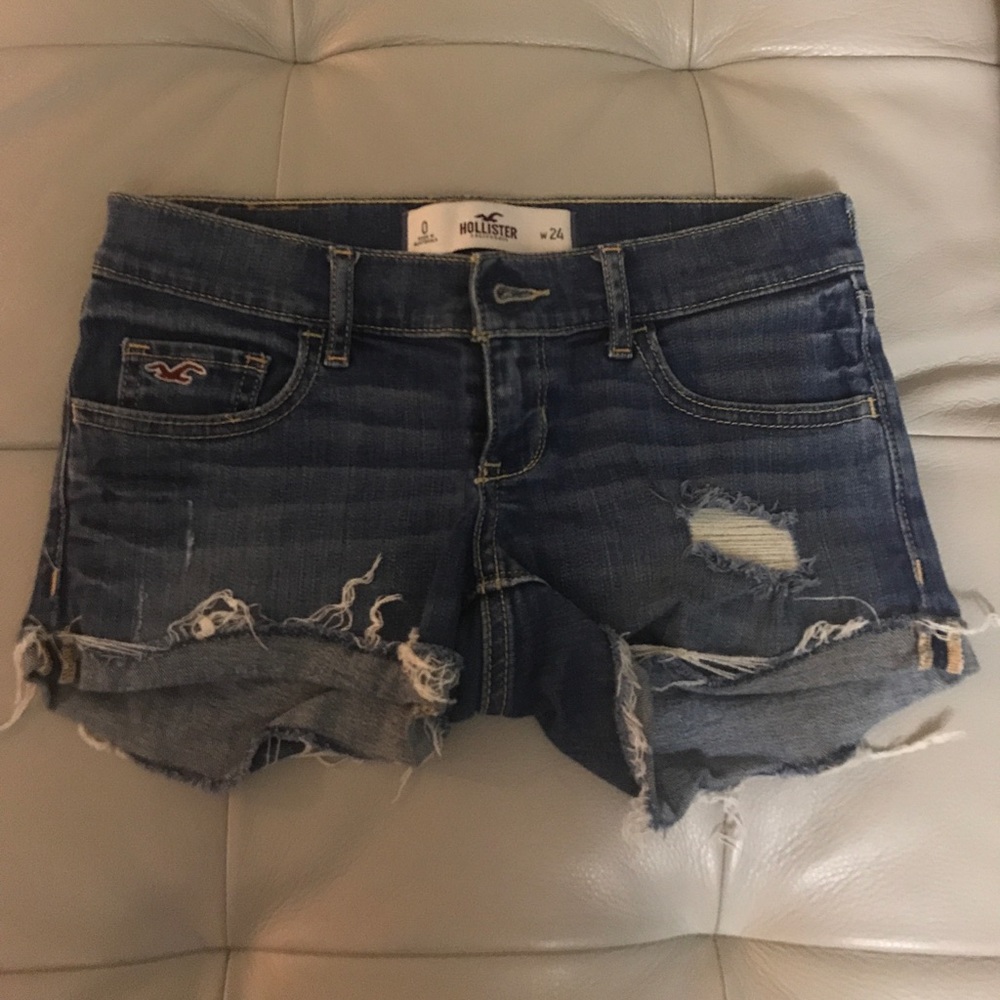 Hollister Denim Shorts size 0 W 24