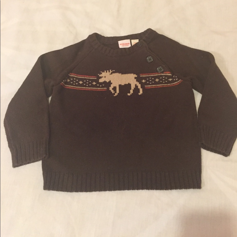Knit sweater for baby