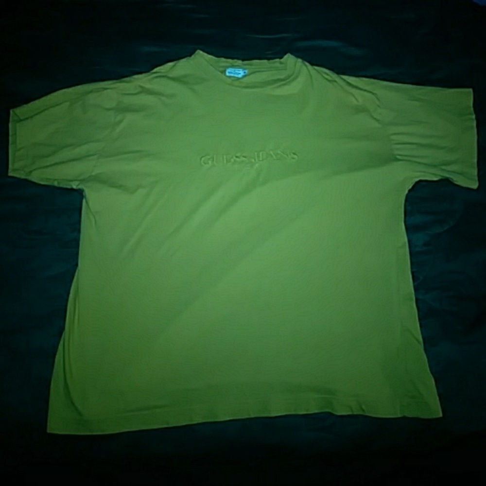 VTG Guess Jeans Box Logo Tee Small