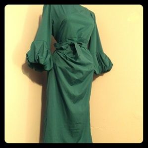 Green Wrap Dress