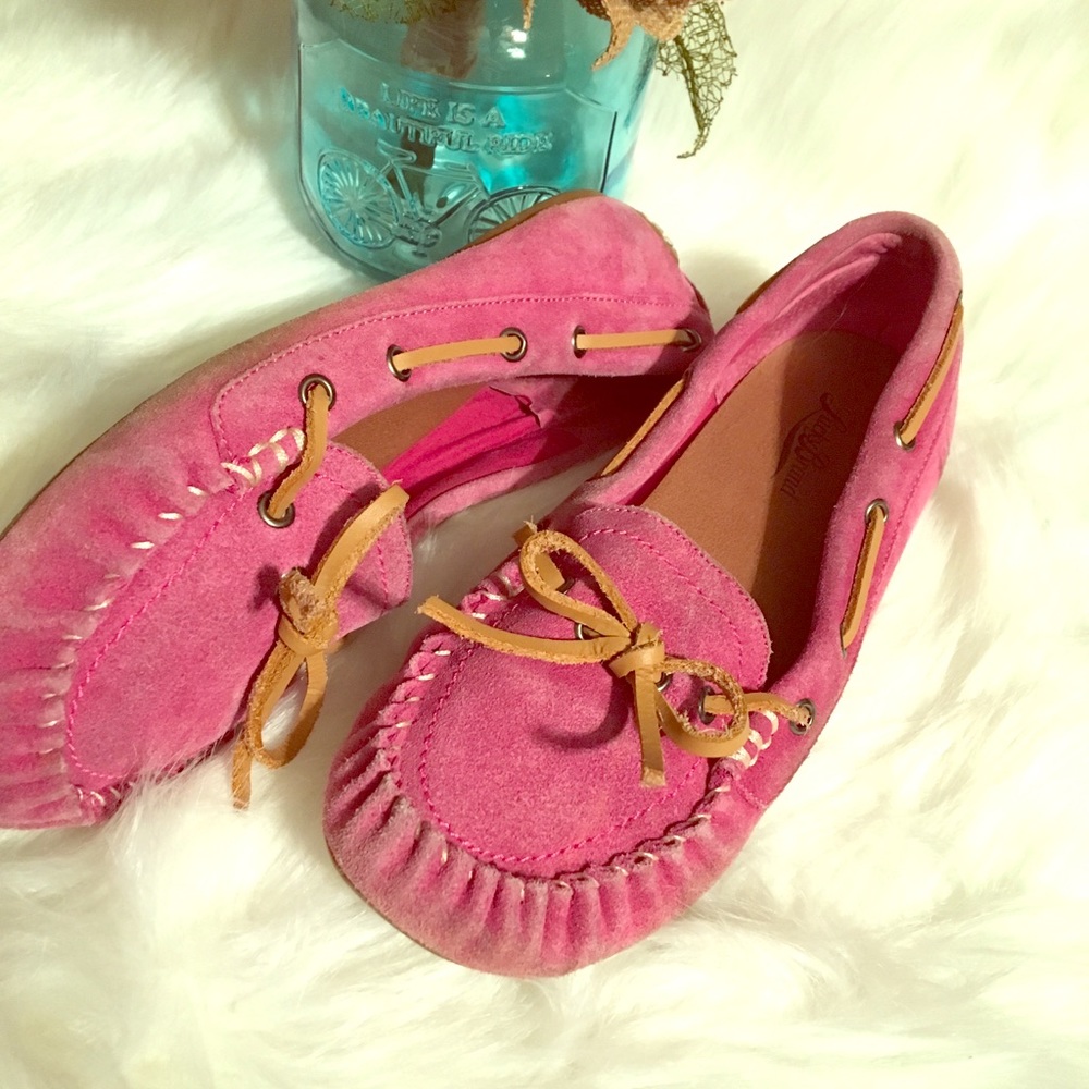 🍀 Lucky Brand Pink Moccasins 🍀
