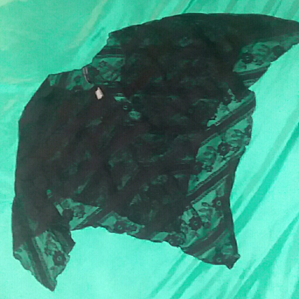 Sweet Knit Lace Poncho