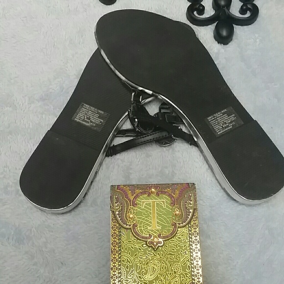 APT. 9 black sandals size S 5/6 - Picture 5 of 6