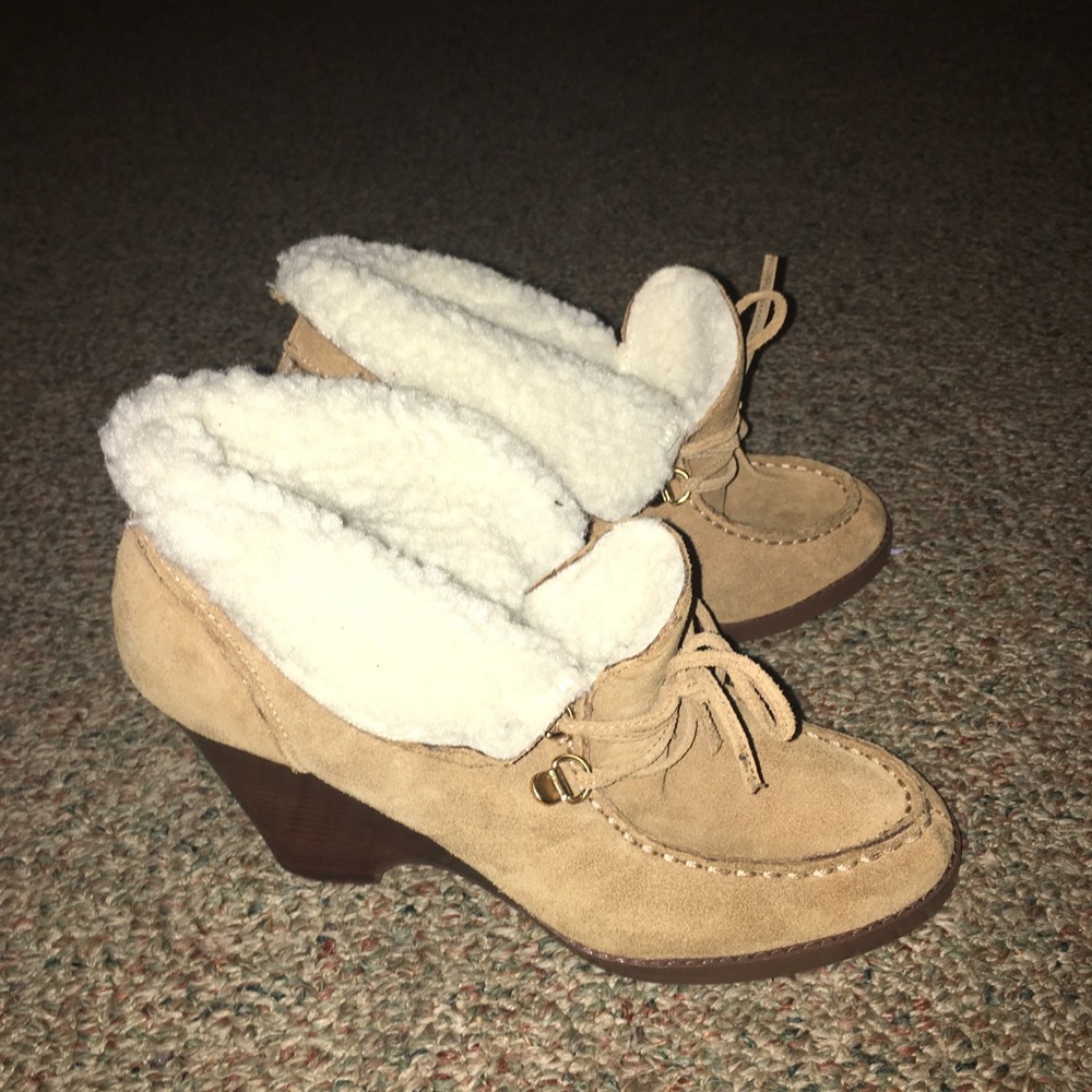 Michael Kors Suede Wedge Shoes
